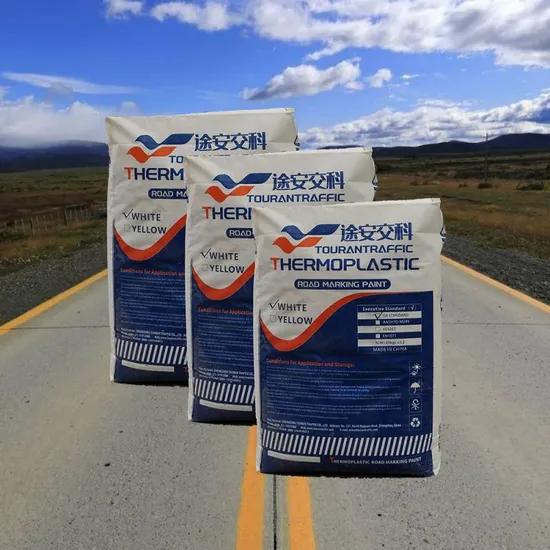 Hot Applied Thermoplastic Road Marking Paint White Yellow Color BS3262 Standard