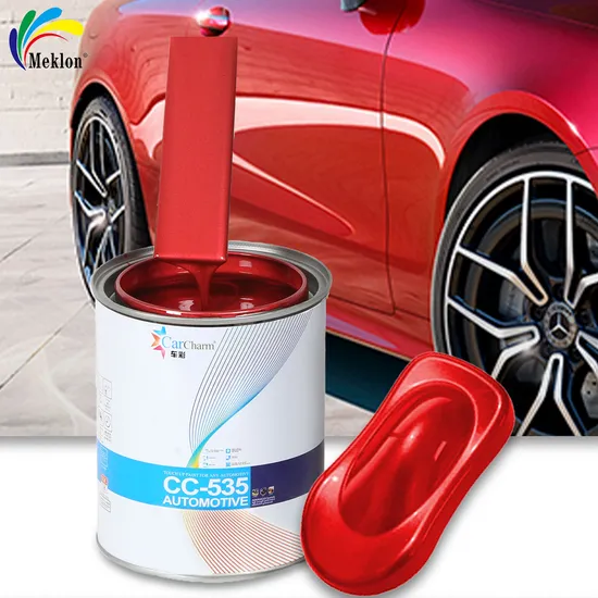 2K Bright Red Car Paint Top Coat Durable Scratch-Resistant and Vibrant Supplier
