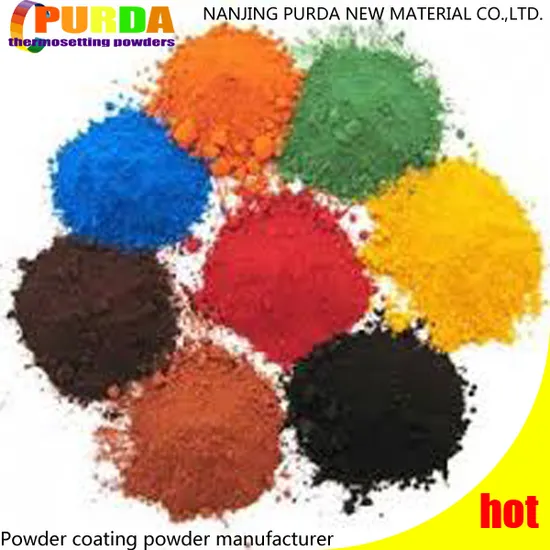 Industrial Pure Polyester Powder Coating for Metal Finish Electrostatic Paint