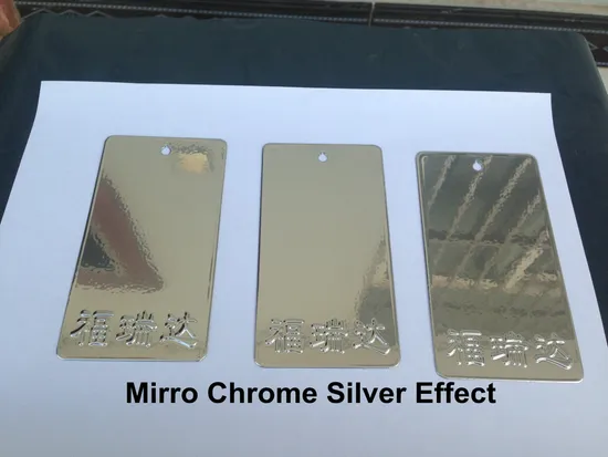 Mirror Chrome Spray Powder Coating Electrostatic Paint