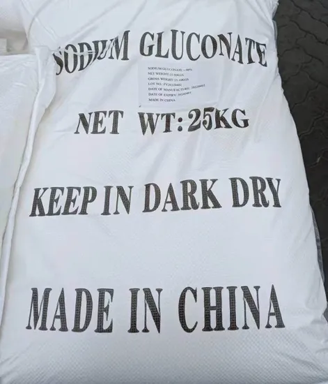 Cement Retarders Water Reducer Agent Textile Additive Concrete Mortar Sodium Gluconate Powder