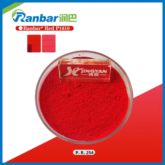 Ranbar Red P1610  DPP Pigment Red 254 Organic Pigment Red Powder For Plastic Coating Ink