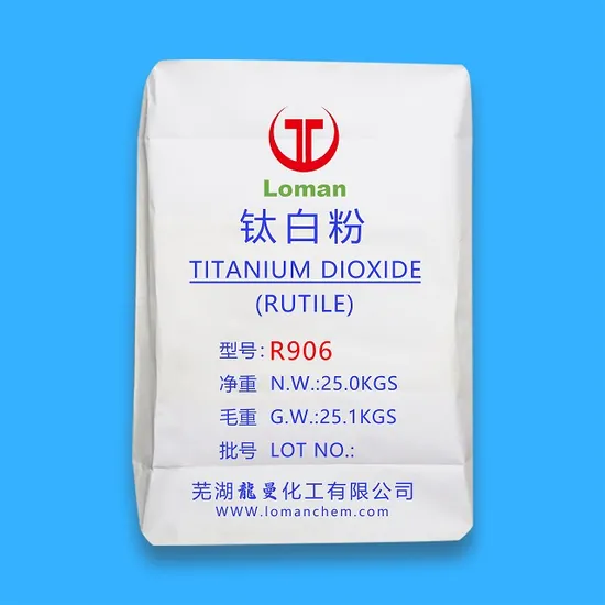 Used for Pigment Rutile Titanium Dioxide TiO2 with High Purity