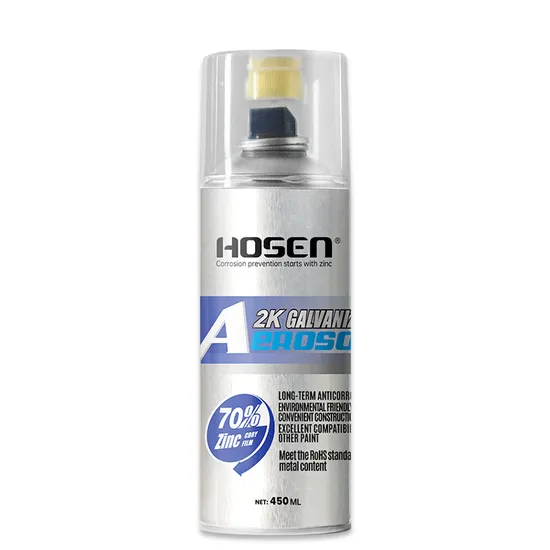 Hosen 70% Zinc Environmentally Friendly 2K Epoxy Strong Adhesion Zinc-Rich Spraying Primer