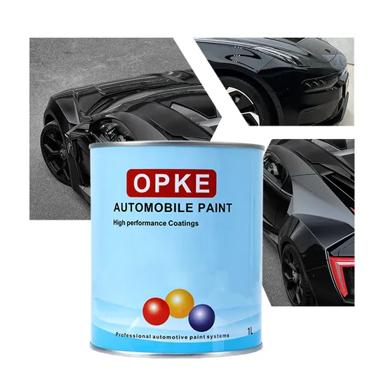 Factory Wholesale Touch up Paint for Cars High Performance Black Color Automotive Paint 1K Base Coat Refinish Paint
