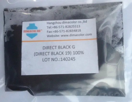 Direct Dyes Black D-G 100% (DIRECT BLACK 19)