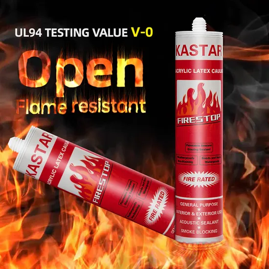 High Temp Industrial Construction Grade Fireproof Silicone Adhesive