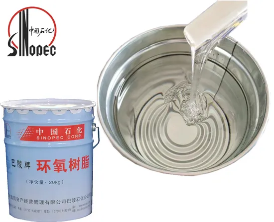 Sinopec Colorless Transparent Liquid Epoxy Resin Cyd-128/828/ E-51 CAS No. 1675-54-3