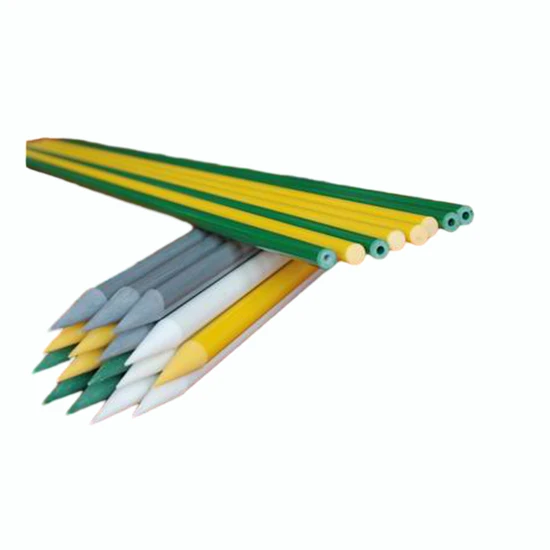 Colorful Solid Fiberglass Reinforced Rod with UV Resistant and Fiberglass Stakes