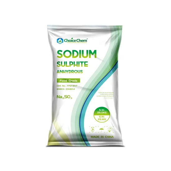Sodium Sulphite, Sodium Sulfite Anhydrous 98% Sodium Sulphite