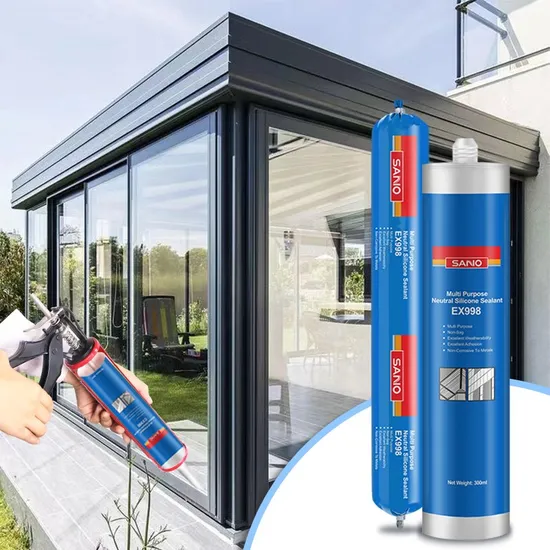 Sanvo Weatherproof Sealant 998 Multi Purpose Neutral Silicone Sealant