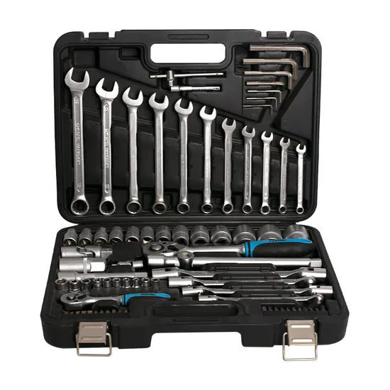 Fixtec Professional 77PCS Socket Tool Set 1/4" & 1/2" Car Repair Hand Tool Kit Wrench and Socket Set