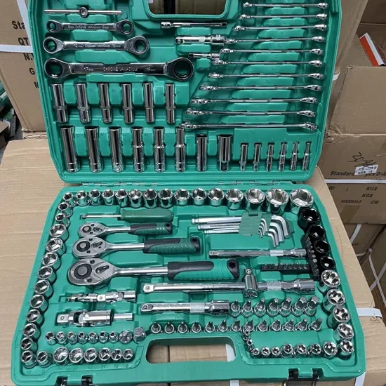 Heavy Duty 150 PCS Hand Tools Set for Auto Repair Tools Box Kit Socket Wrench Sets