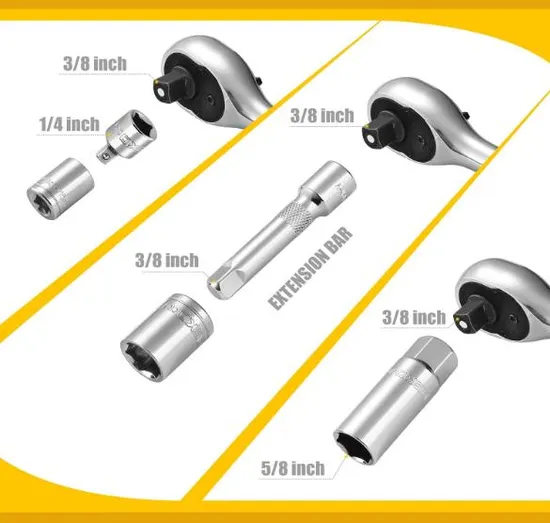 85-PC 1/4 in. and 3/8 in. Dr. Impact Socket Set, Metric and SAE