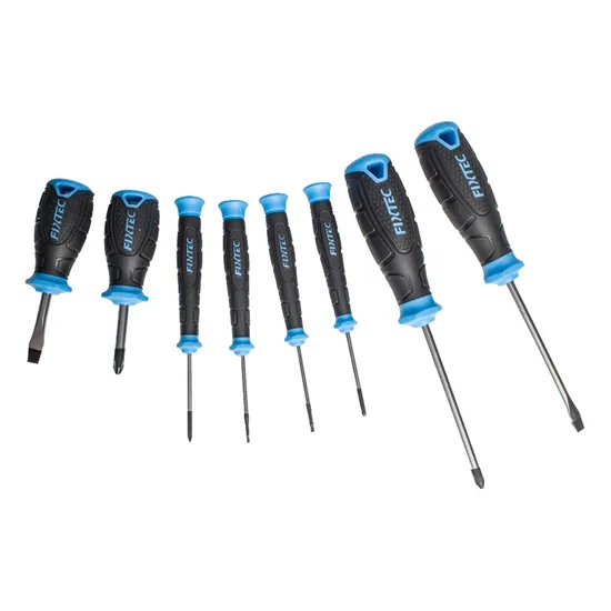 Fixtec High Quality 8PCS Hand Tool Set Electrician Magnetic Screwdriver Set