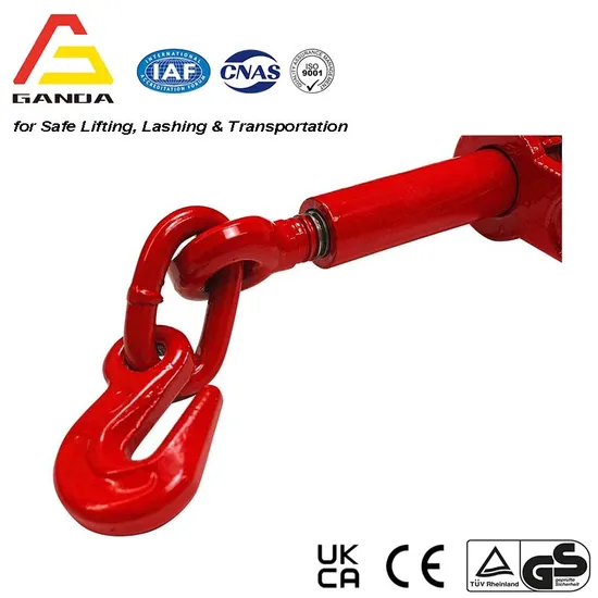 Ratchet Type Load Binder Loadbiner Grab Hook and Safety Pin