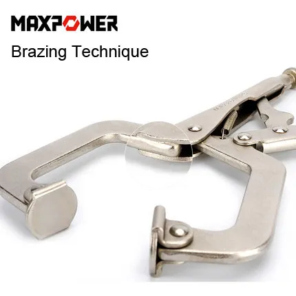Locking C- Clamp with Pads Hand Tool