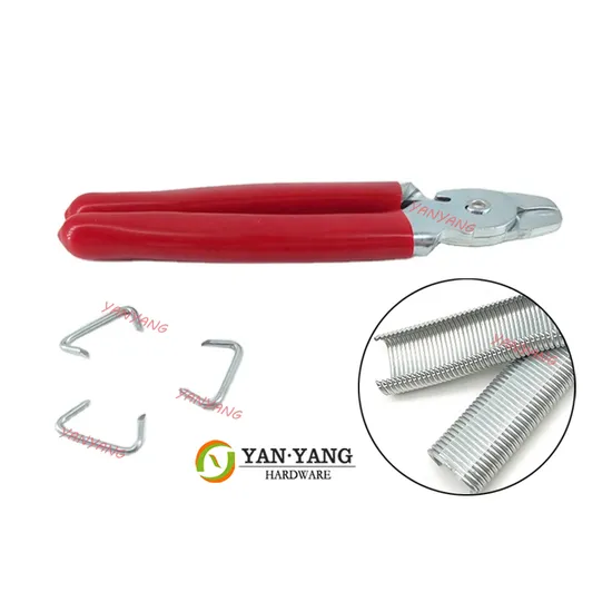 Metal Loose C-Ring Fencing Tool Straight Head Metal Manual Hog Ring Pliers for Making Mattress