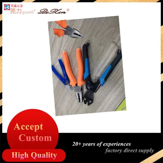 Function Insulated Electrica Wire Cutter Combination Pliers with PVC Handle