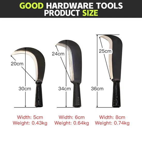 Factory Wholesale Manganese Steel Tools Agricultural Chopstick Knife Outdoor Garden Knife