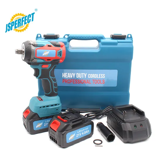 Factory New High Torque 380n. M Popular Battery Wrench Impact Cordless Wrench with 4.0ah 18V