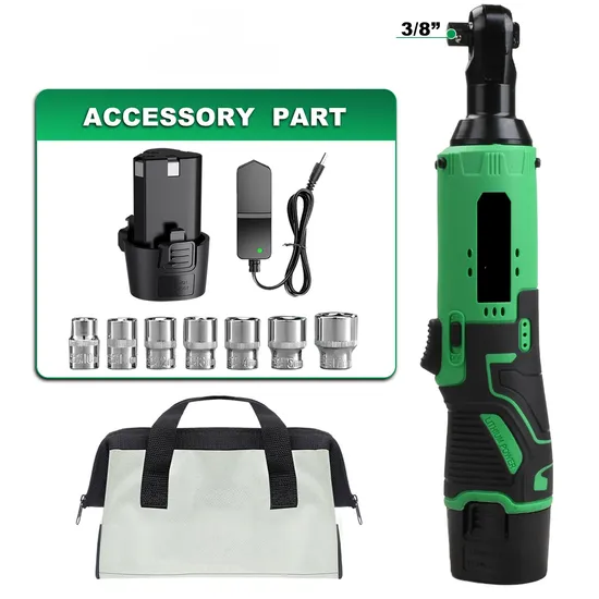 12V Cordless Ratchet Wrench, 45nm Torque, Electric Impact Wrench with Battery for Car, Support OEM/ODM