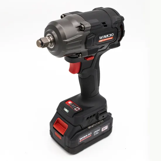 18V Winkko China Power Tools Electric Torque Impact Wrench with Low Price Set Power Tool Battery Drill Impact Wrench Brushless Motor Tool Combo Set