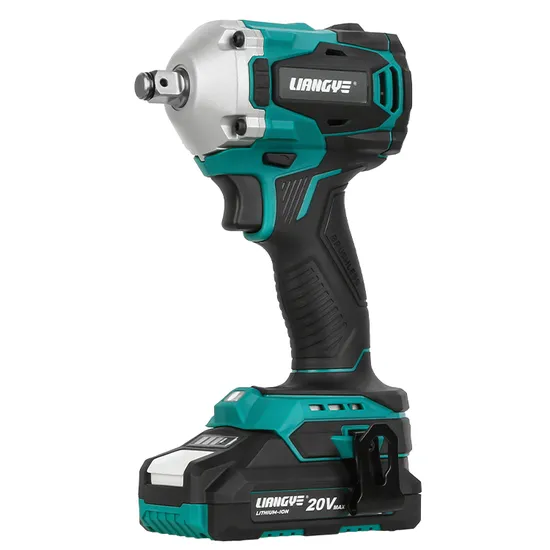 Liangye Battery Power Tools 20V 1/2 Inch 400nm Brushless Cordless Impact Wrench