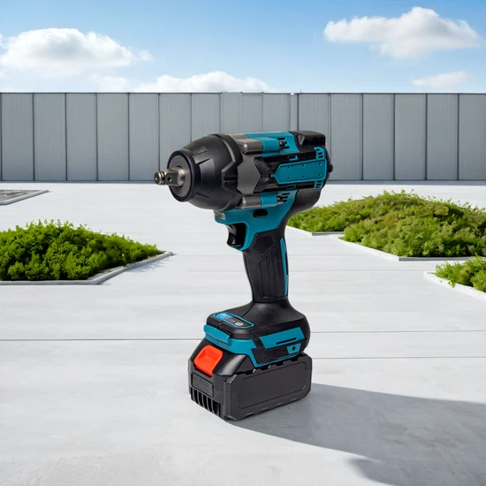 Stepless Adjustment Lithium Impact Wrench with 3200I/Min Frequency Control