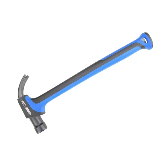 20oz 15.5" Hollow Fiberglass Handle Claw Hammer Hand-Tools Hammer