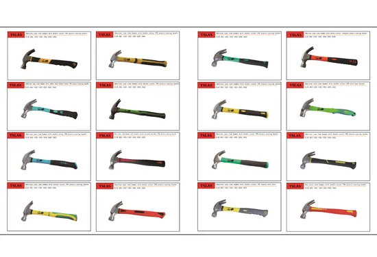 Claw Hammer with TPR Plastic Coating Handle High Quality