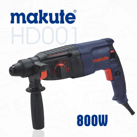 800W Makute Rotary Hammer Rock Drill 26mm SDS Plus Chuck