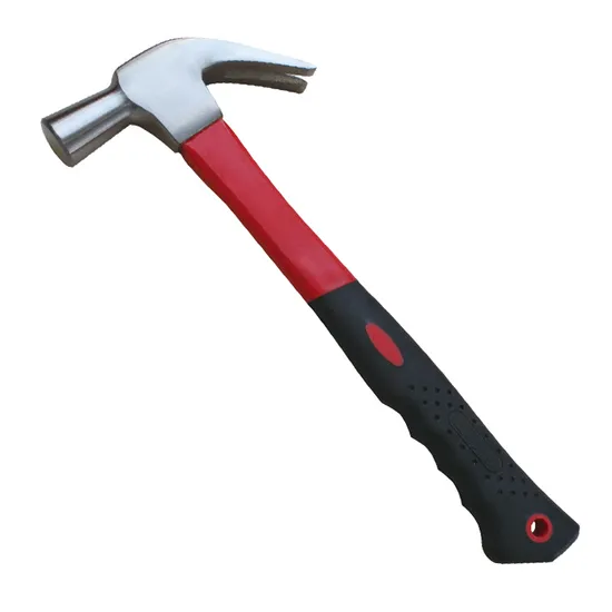 Hautine High Quality Claw Hammer with Fibreglass Handle British Type