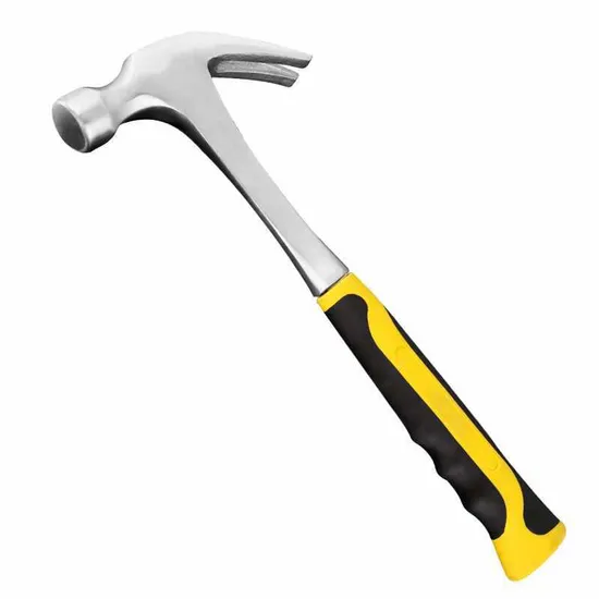 Fine Polished Claw Hammer with Fiber Handle
