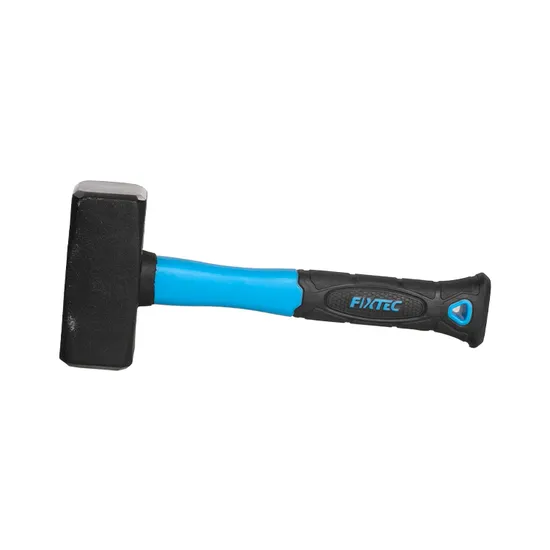 Fixtec Carbon Steel 1000g/2000g Stoning Hammer with Fiber Handle