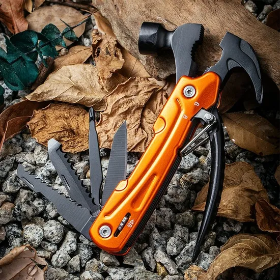 Multifunctional Hand Tool Black Orange Color Claw Combination Hammer