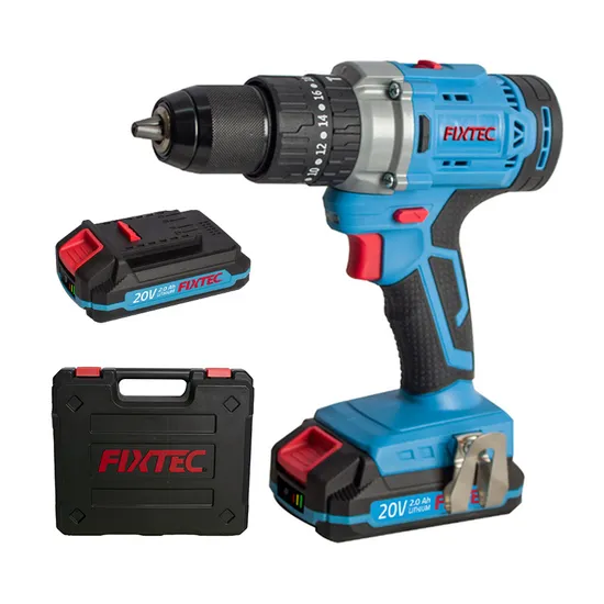 Fixtec Industrial Quality Cordless Power Tools 20V 45 N. M Impact Drill Driver Machine