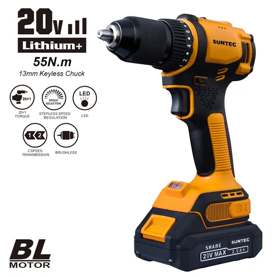 Suntec Factory Exclusive Design Hot Selling New Design Cordless Drill
