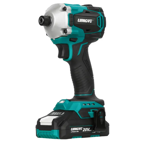 Liangye 20V Rechargeable Tools Brushless Cordless Impact Driver Drill