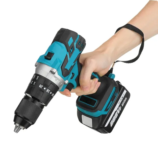 18V Multifunctional Portable Cordless Hand Electric Impact Drill