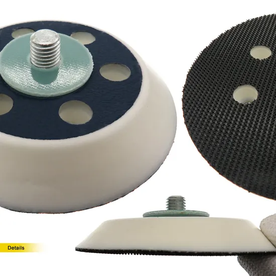 3inch 75mm Sanding Disc M8, 5/16′′ Thread Size Sanding Back up Pad