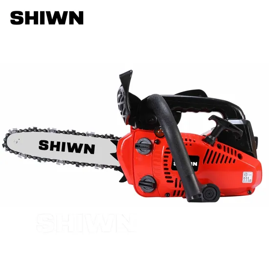 25cc Gasoline Chainsaw Petrol Outdoor Used 12 Inch Guide Bar Chain Saw