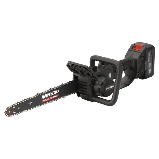 High Quality Chain Saw Chain Saw Cordless Battery Rechargeable Brushless with Saw Chain Winkko 12′