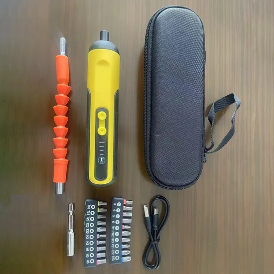 Electric Screwdriver Kit 3.6V 2A Li-ion Battery Rechargeable Cordless Electric Screwdriver Kit