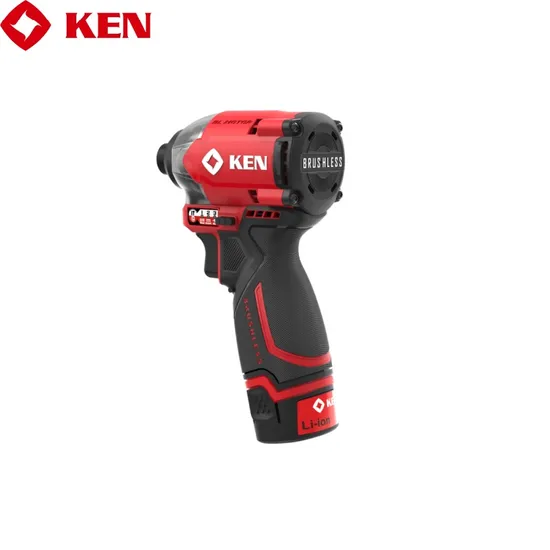 New Arrive Ken Cordless 12V Screwdriver Bl6712D, 12V/2.0ah Power Tools