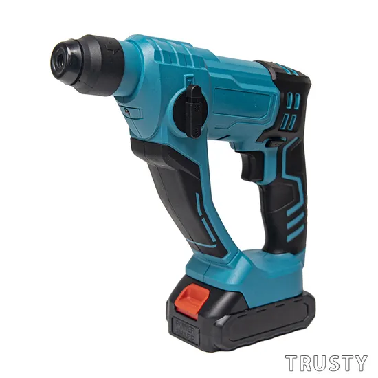 21V 20mm Hole Diameter Impacting Frequency 0-2000I/Min Lithium Electric Hammer