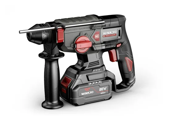 Winkko Professional Cordless Hammer with Versatile Flat Drill Function