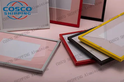 OEM Aluminum Extrusion Photo Frame with Color Anodizing Basic Customization