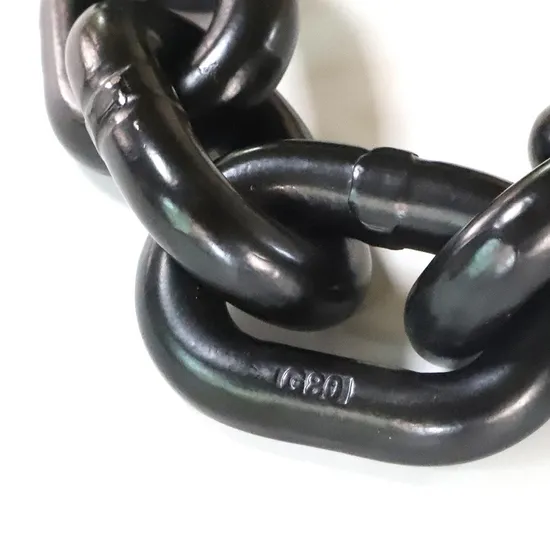 Manufactured From High Strength G80 22mncrni Steel Load Chain Link Chain