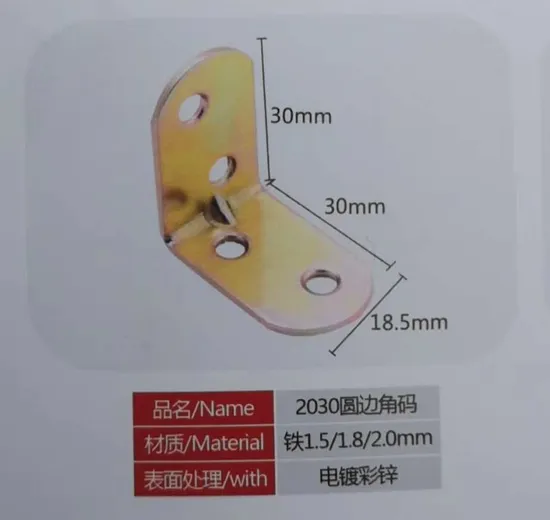 L Shape Furniture Heavy Duty Wall Support Angle Stainless Steel Iron Corner Metal Shelf Bracket